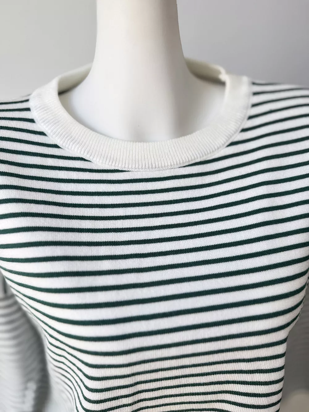 Striped Round Neck Knit Top, image 27