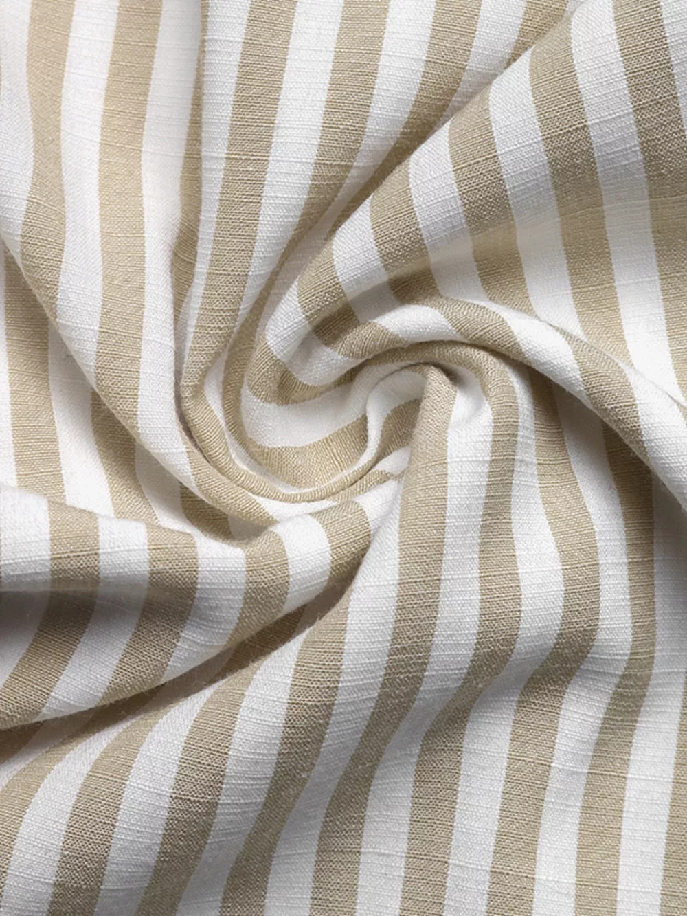 Striped Button-Front Wide Leg Jumpsuit, image 7