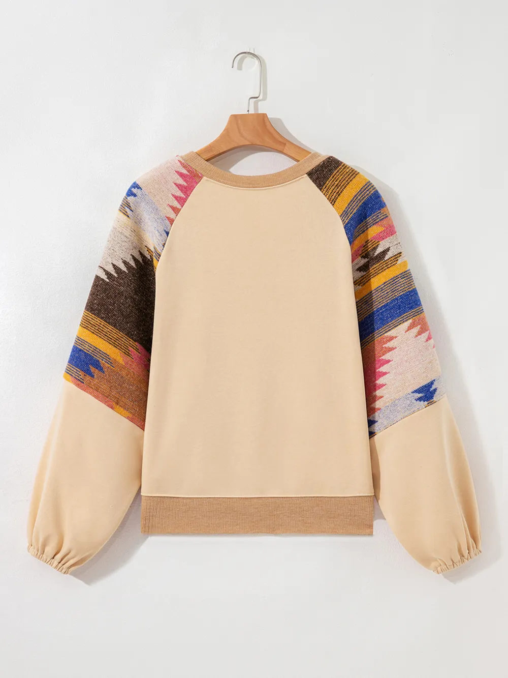 Sequined Western Horses Bubble Sleeve Sweatshirt, image 3