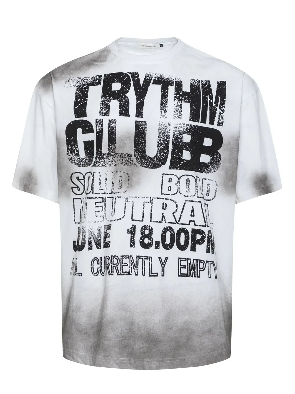 Men's Letter Graphic Round Neck Oversized T-Shirt, image 2