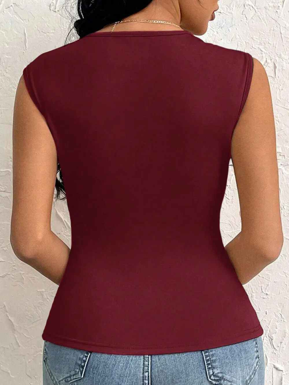 Slit Asymmetrical Tank Top, image 7