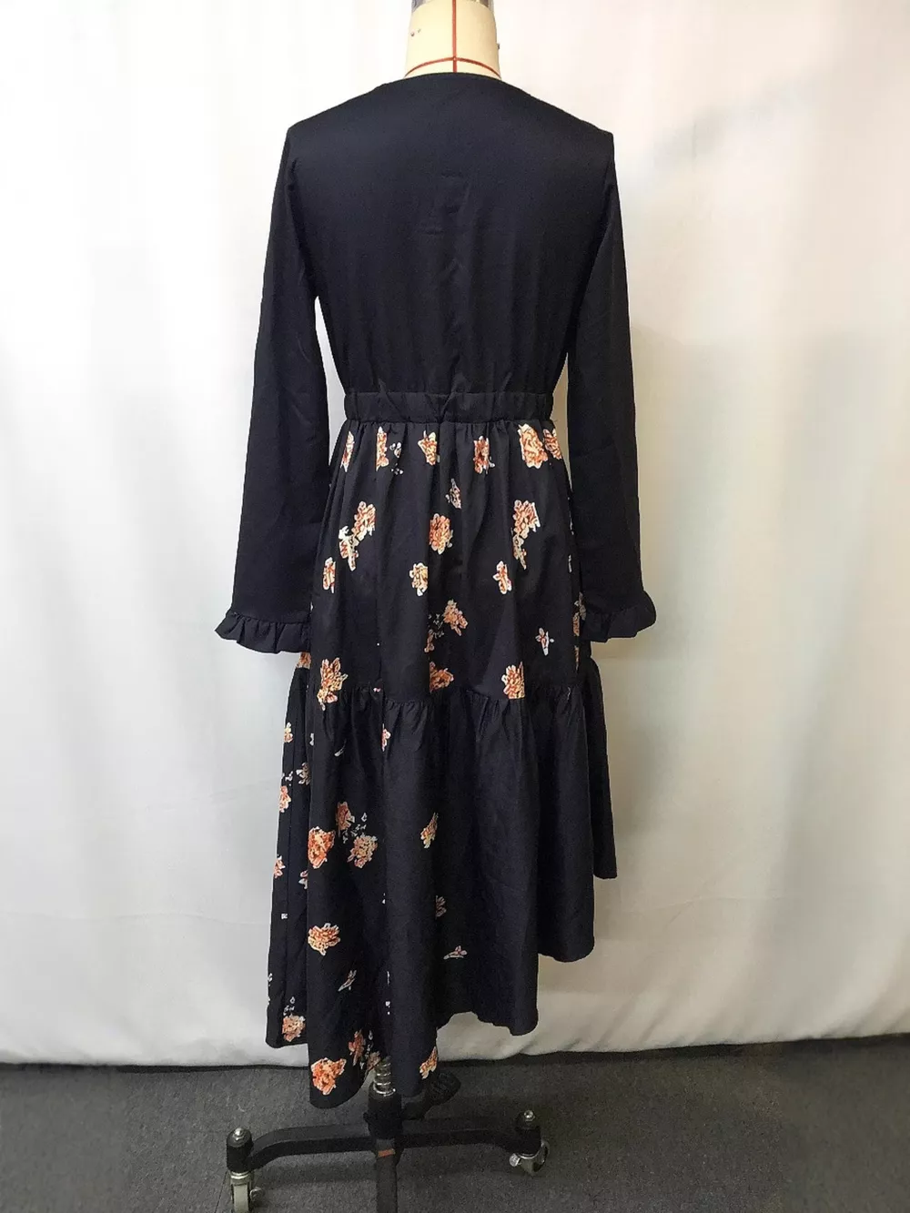 Floral Print Long Sleeve Dress, image 4