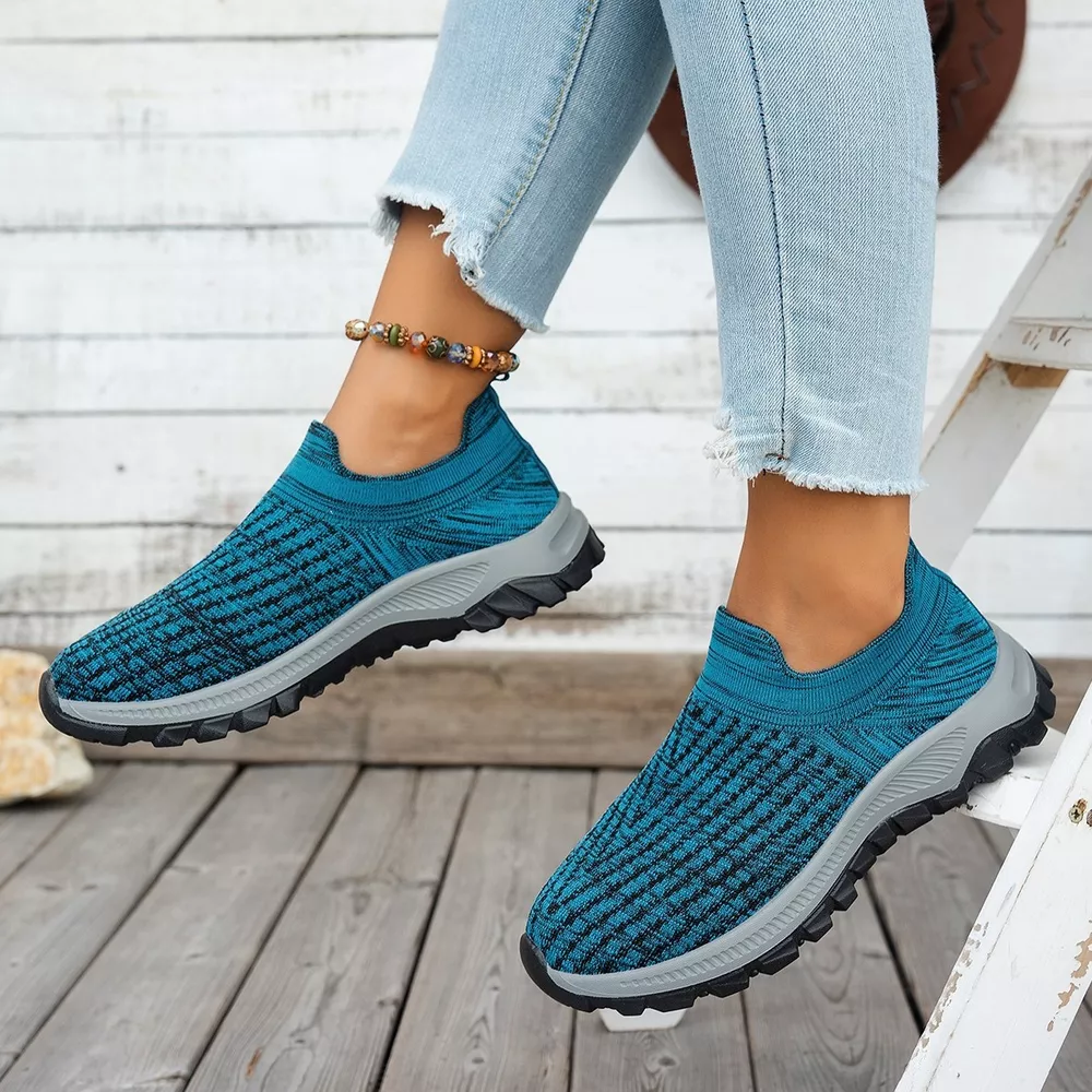 Round Toe Mesh Slip-Ons, image 13