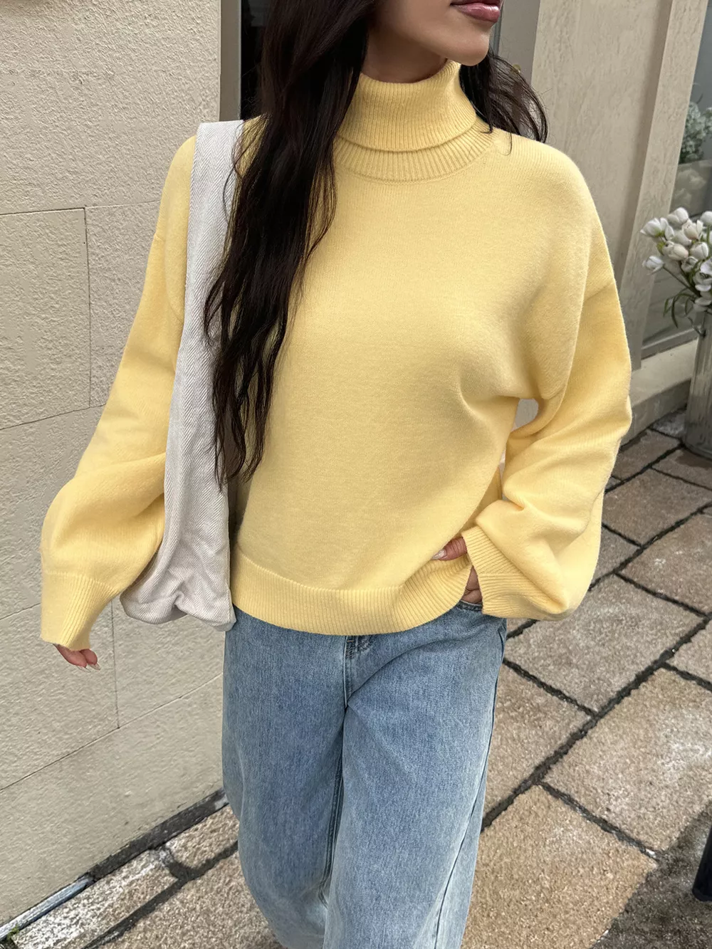 Turtleneck Long Sleeve Sweater, image 4