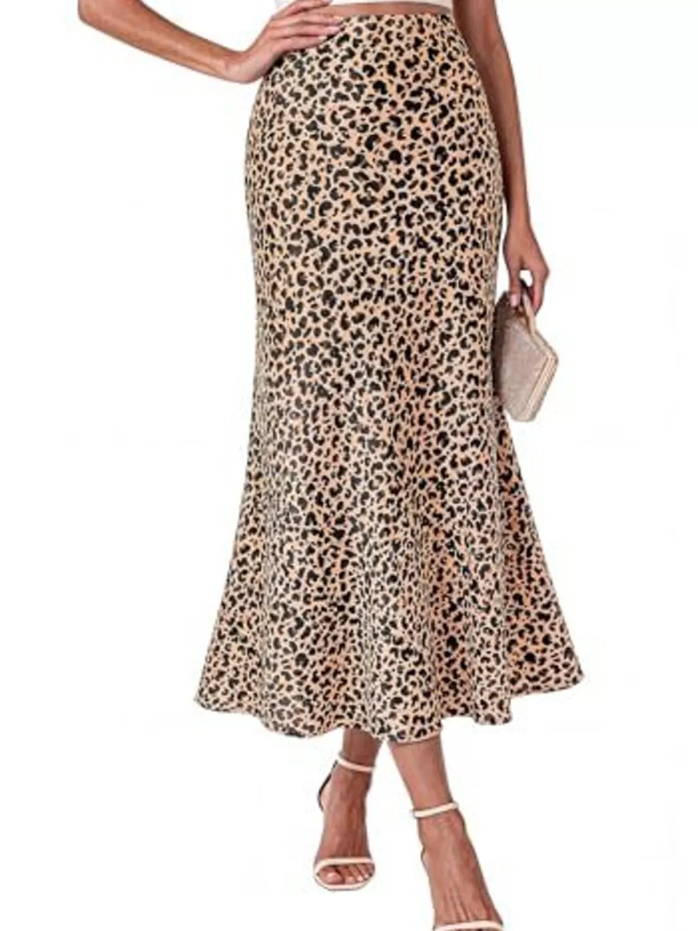 High-Waisted Mermaid Midi Skirt, image 9