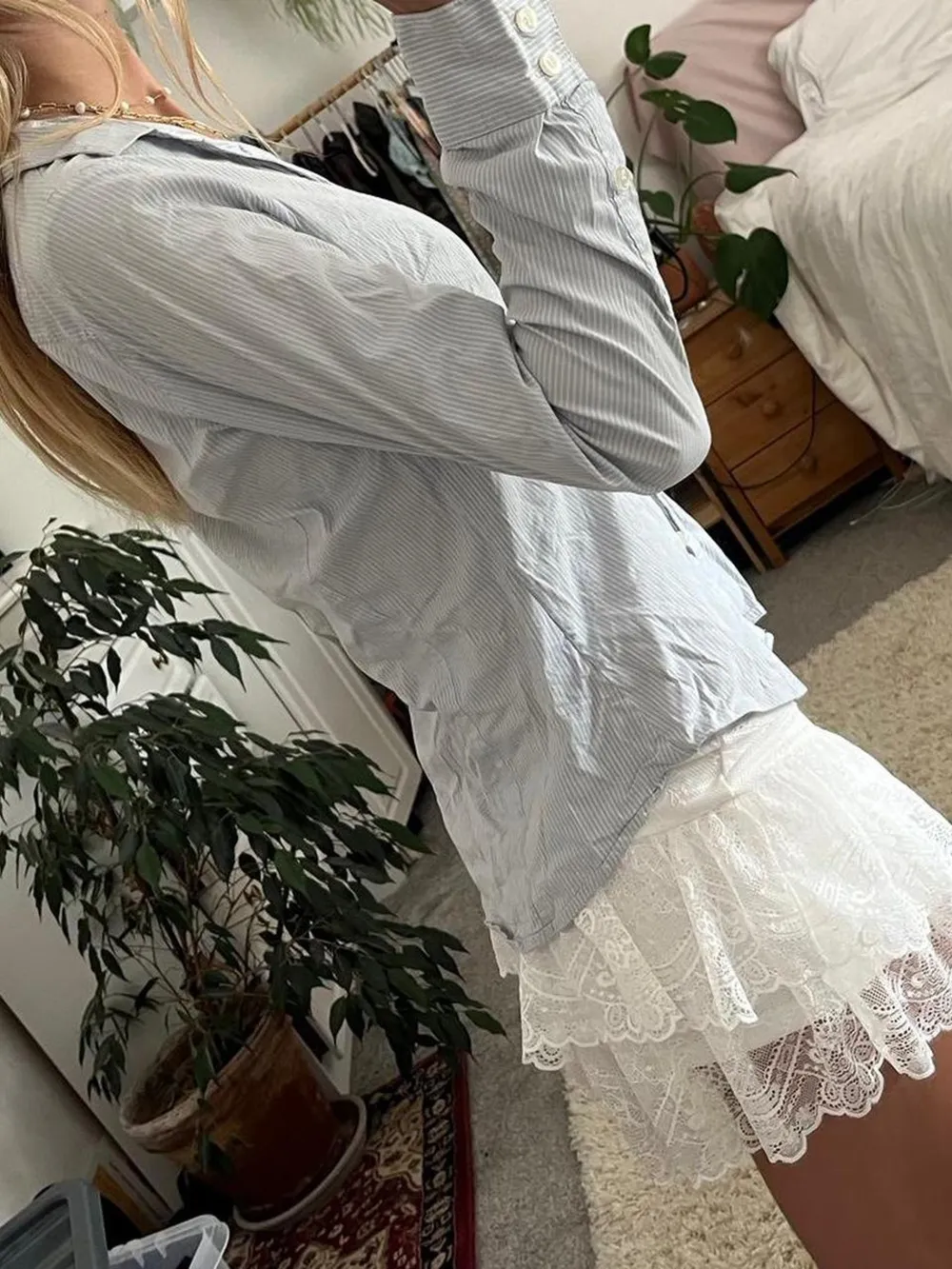 Printed Button-Down Long Sleeve Shirt, image 11