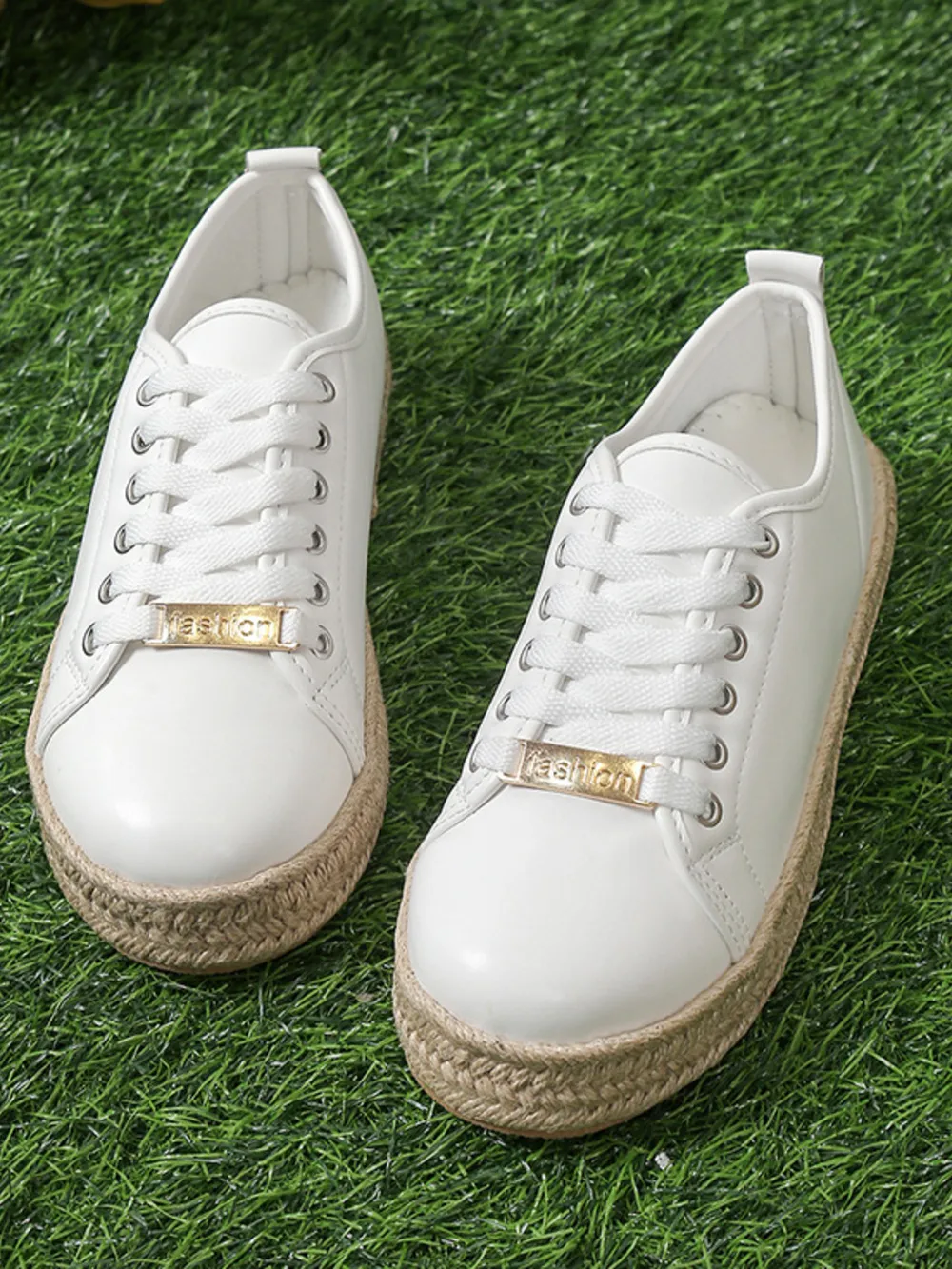 Round Toe Platform Sneakers, image 6