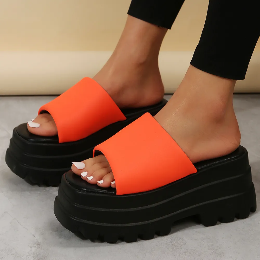 Open Toe Platform Slide Sandals, image 15