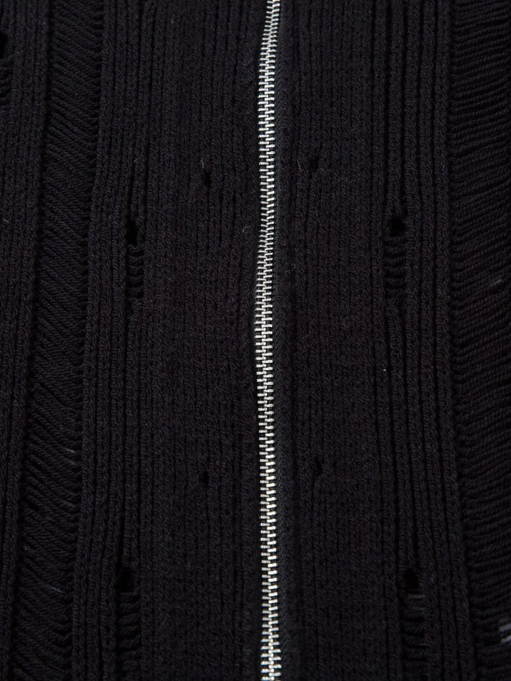 Men's Zip Up Openwork Cardigan, image 9