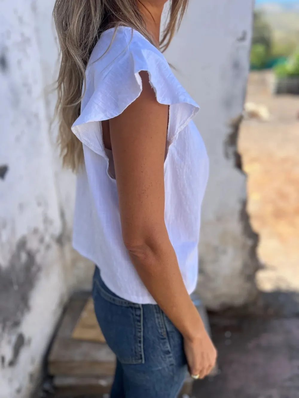 Full Size Ruched V-Neck Cap Sleeve Blouse Plus Size, image 14