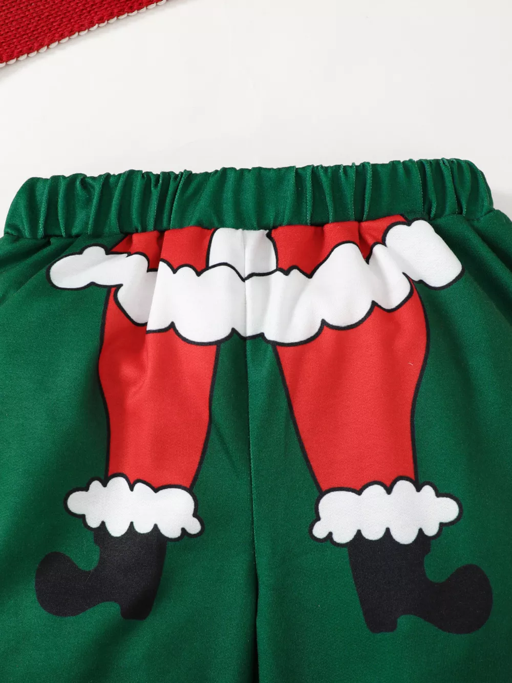 Children's Christmas Santa Claus Graphic Hooded Sweatshirt and Pants Set, image 4