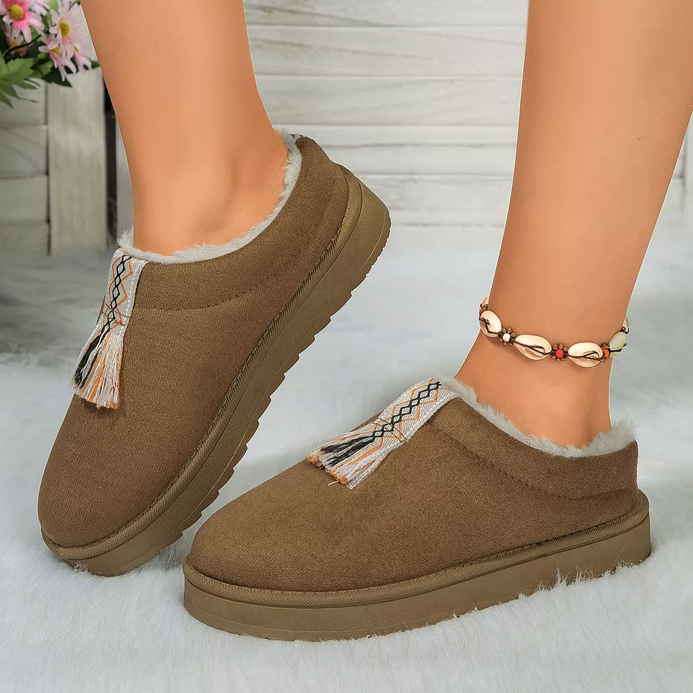 Round Toe Platform Slippers, image 11