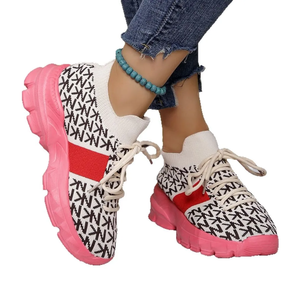 Round Toe Lace Up Sneakers, image 8