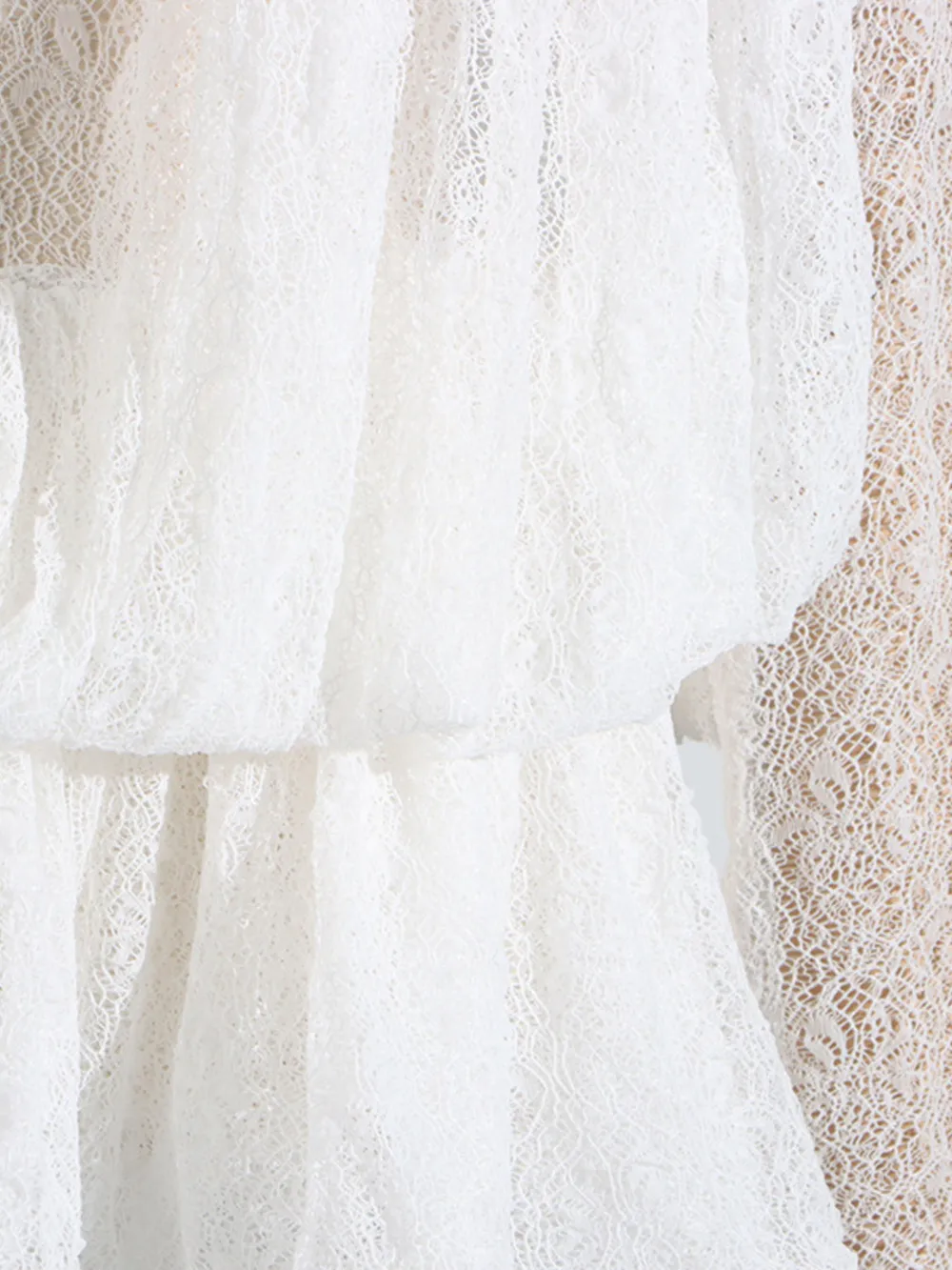 Ruffled Hem Lace Mini Dress, image 10