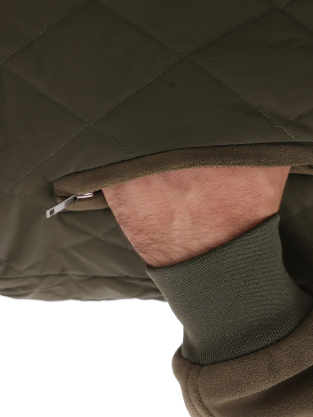 Men's Quilted Snap Down Long Sleeve Jacket, image 30