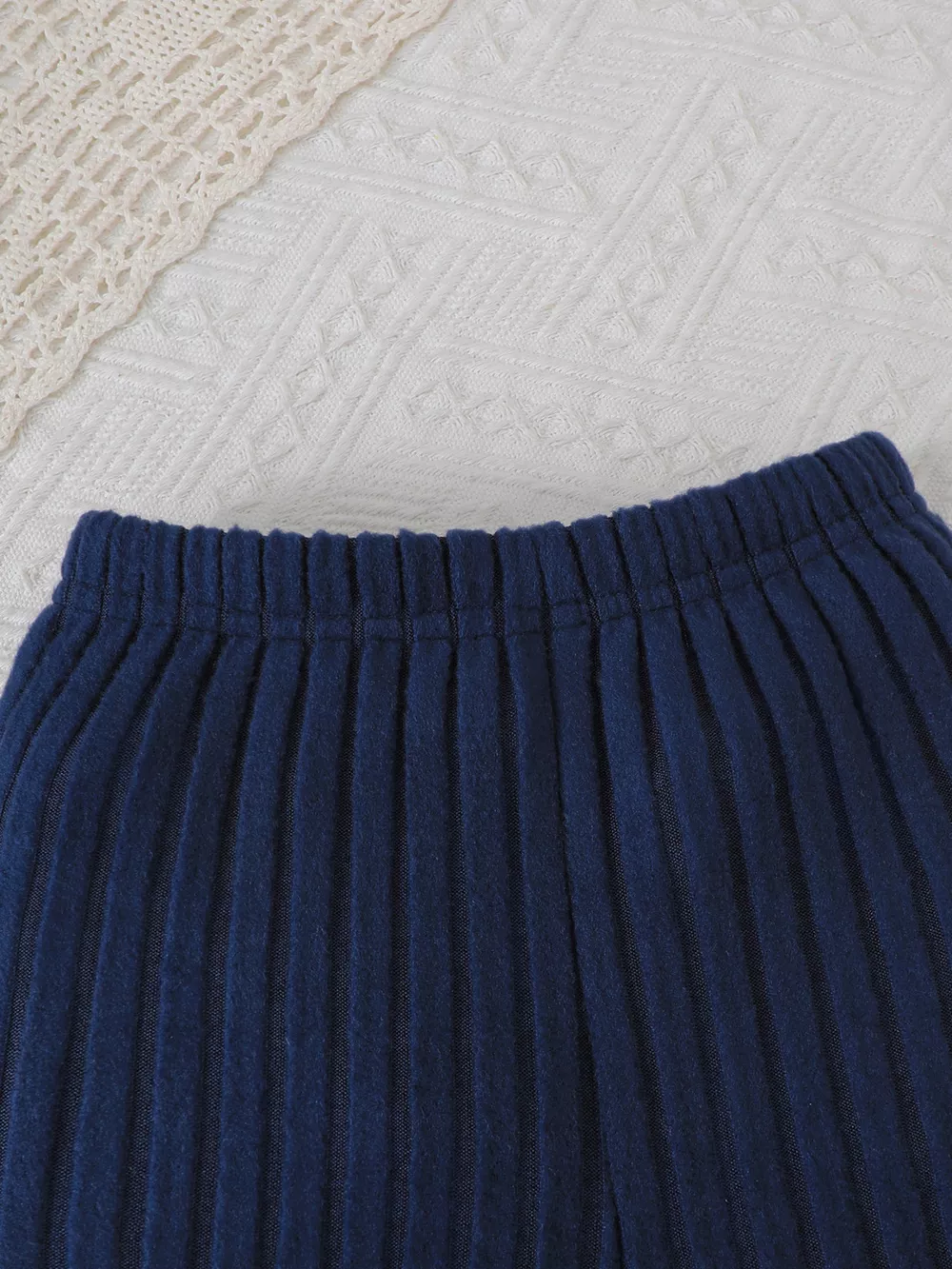 Children's Ribbed Knit Top & Pants Set, image 3