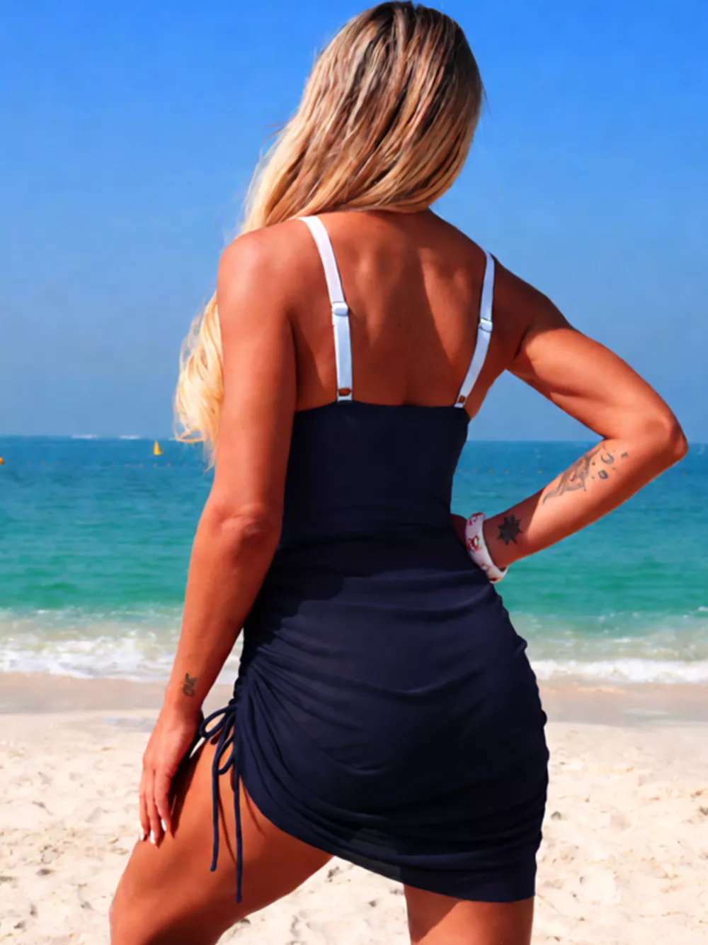 Color Block Cutout One-Piece Swimsuit, image 13