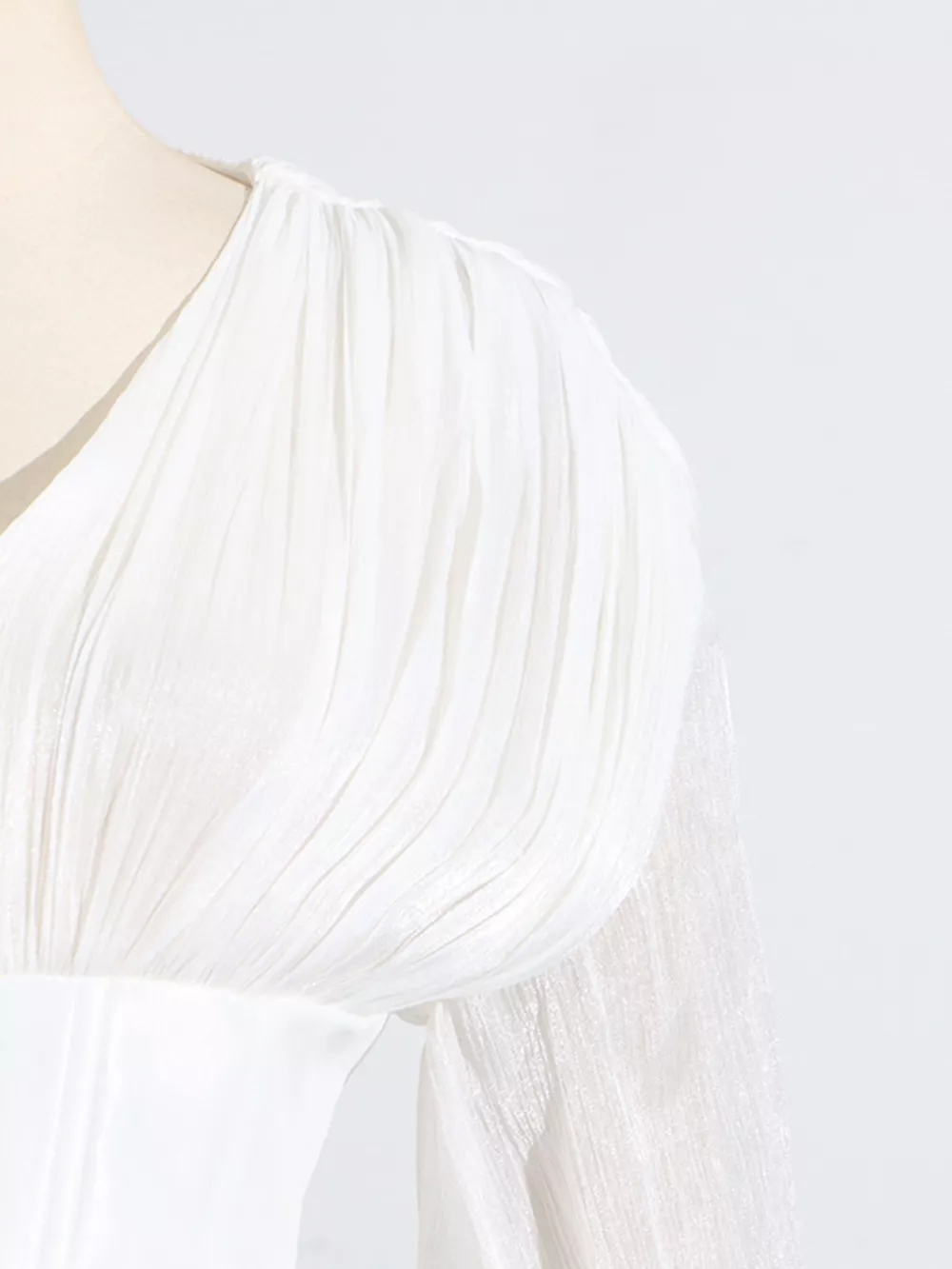 Ruffle Balloon Sleeve Mini Dress, image 10