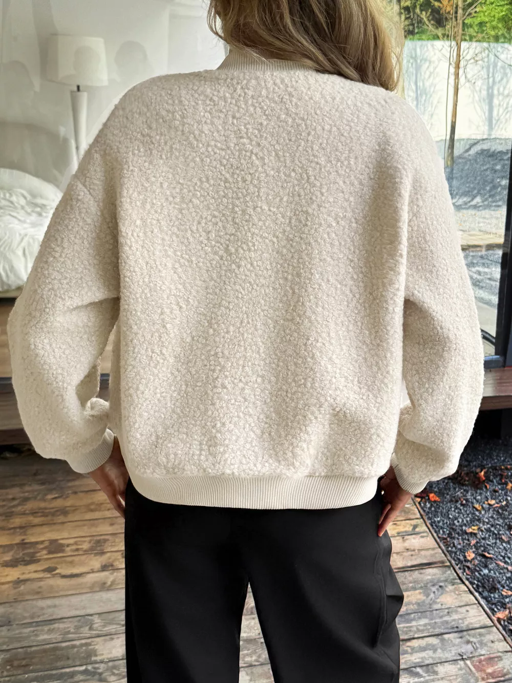 Snap Down Dropped Shoulder Jacket, image 3