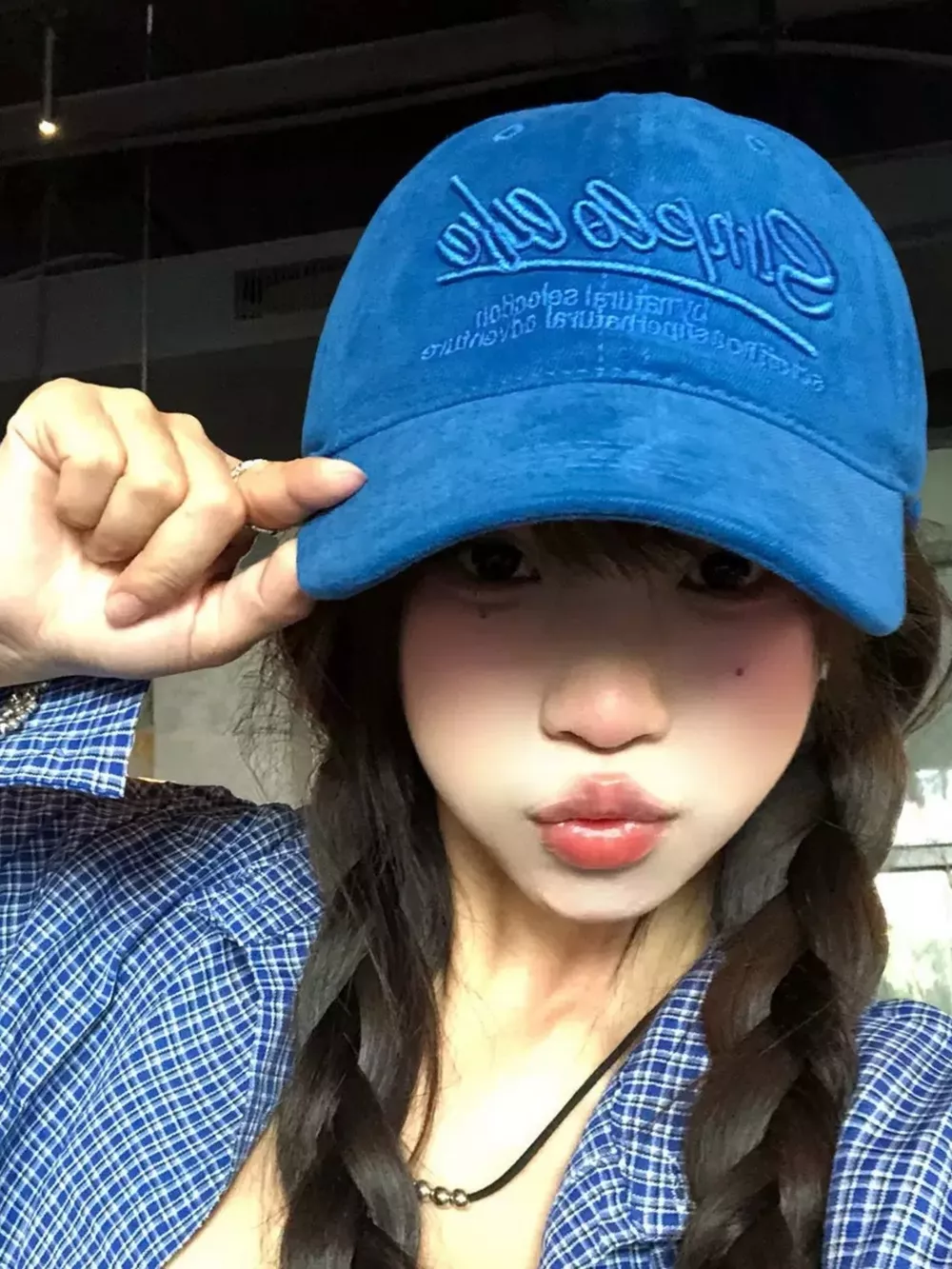 Embroidered Letter Baseball Cap, image 3