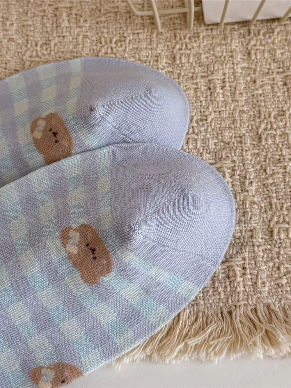 Bear Cotton Crew Socks, image 11