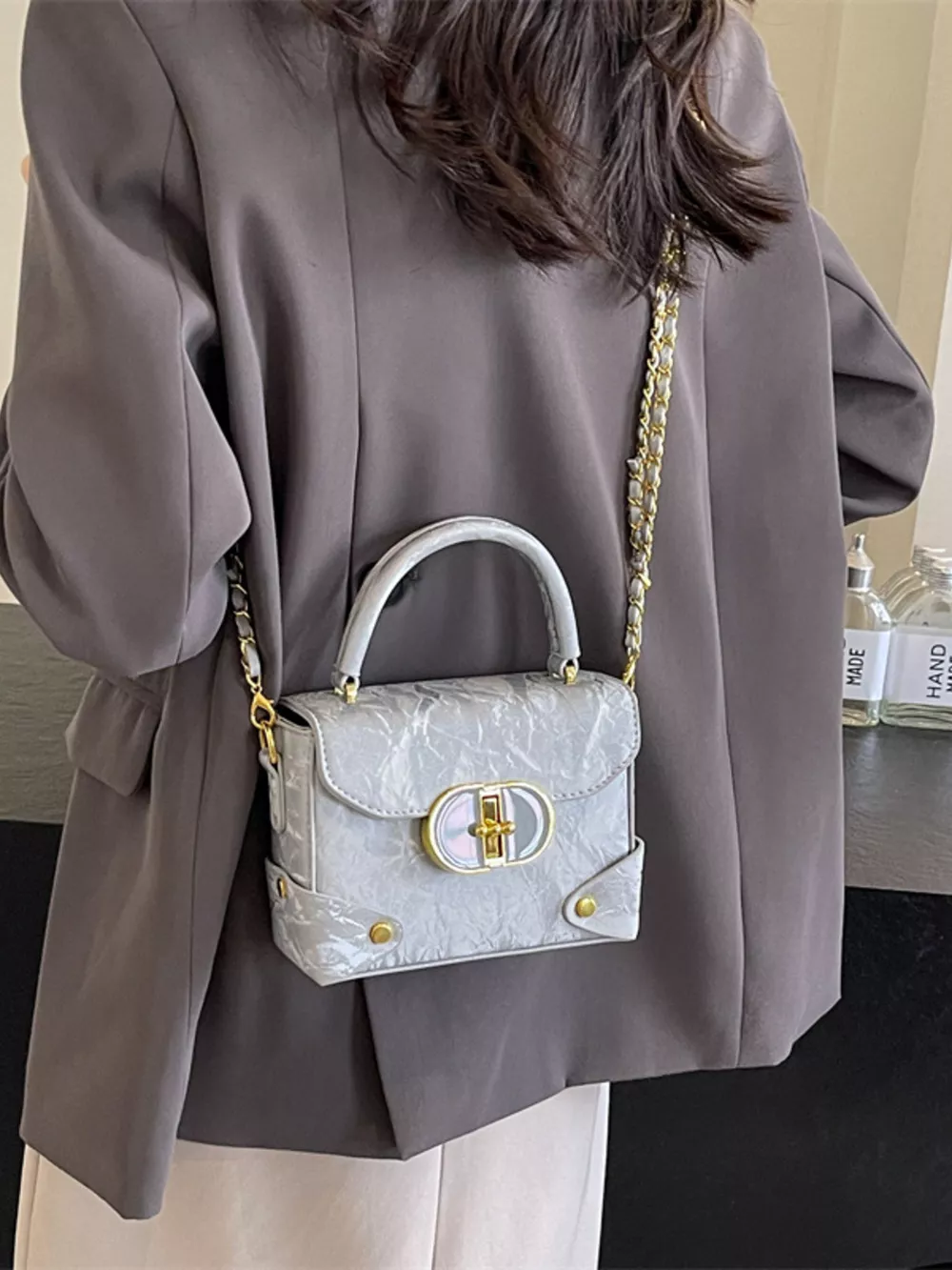 Top Handle Crossbody Bag, image 4