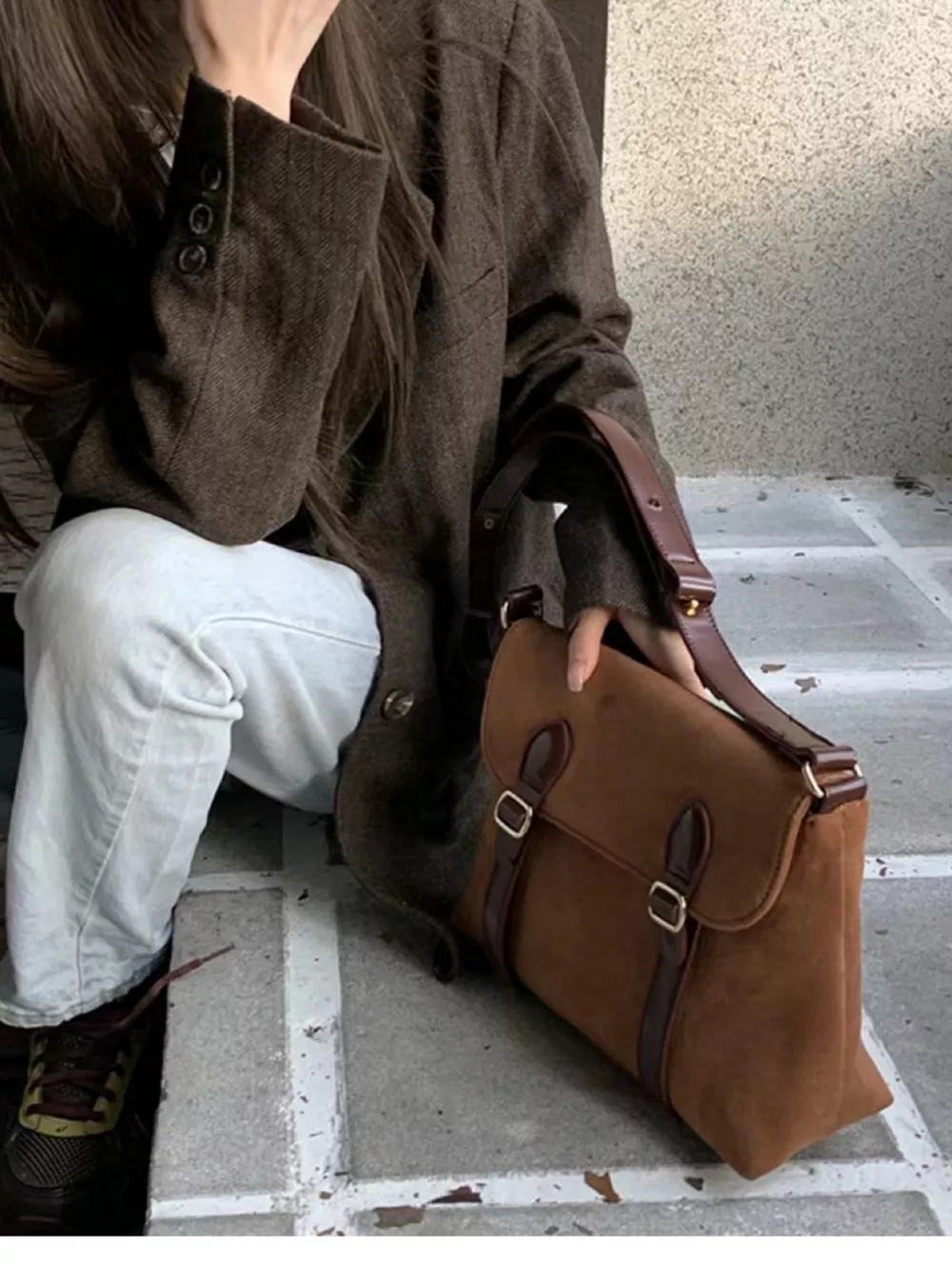 Double Buckle Crossbody Bag, image 2