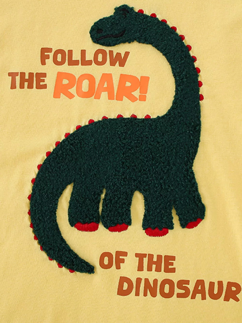 Children's Dinosaur Graphic Round Neck T-Shirt, image 4