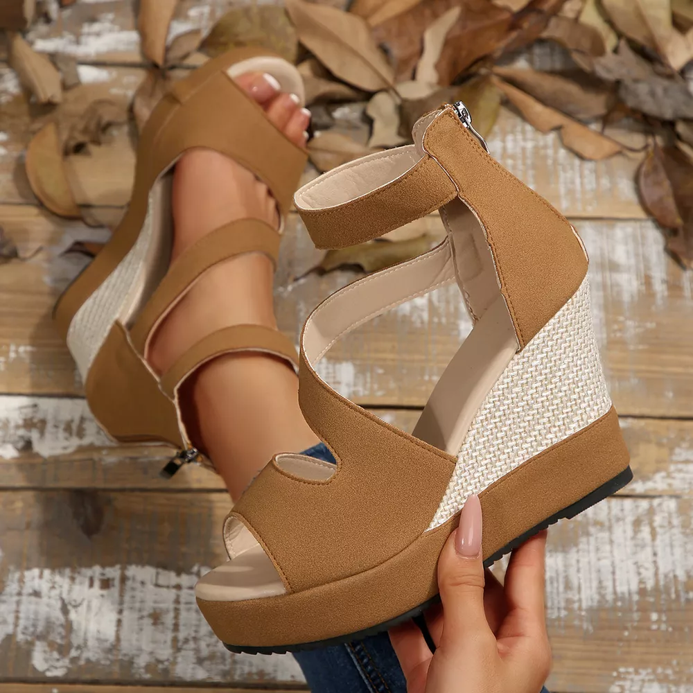 Open Toe Wedge Sandals, image 12