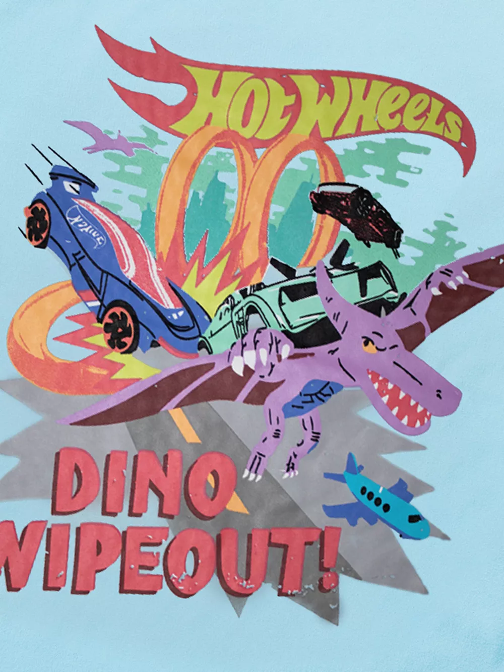 Children's Dino Wipeout Graphic Tee, image 3