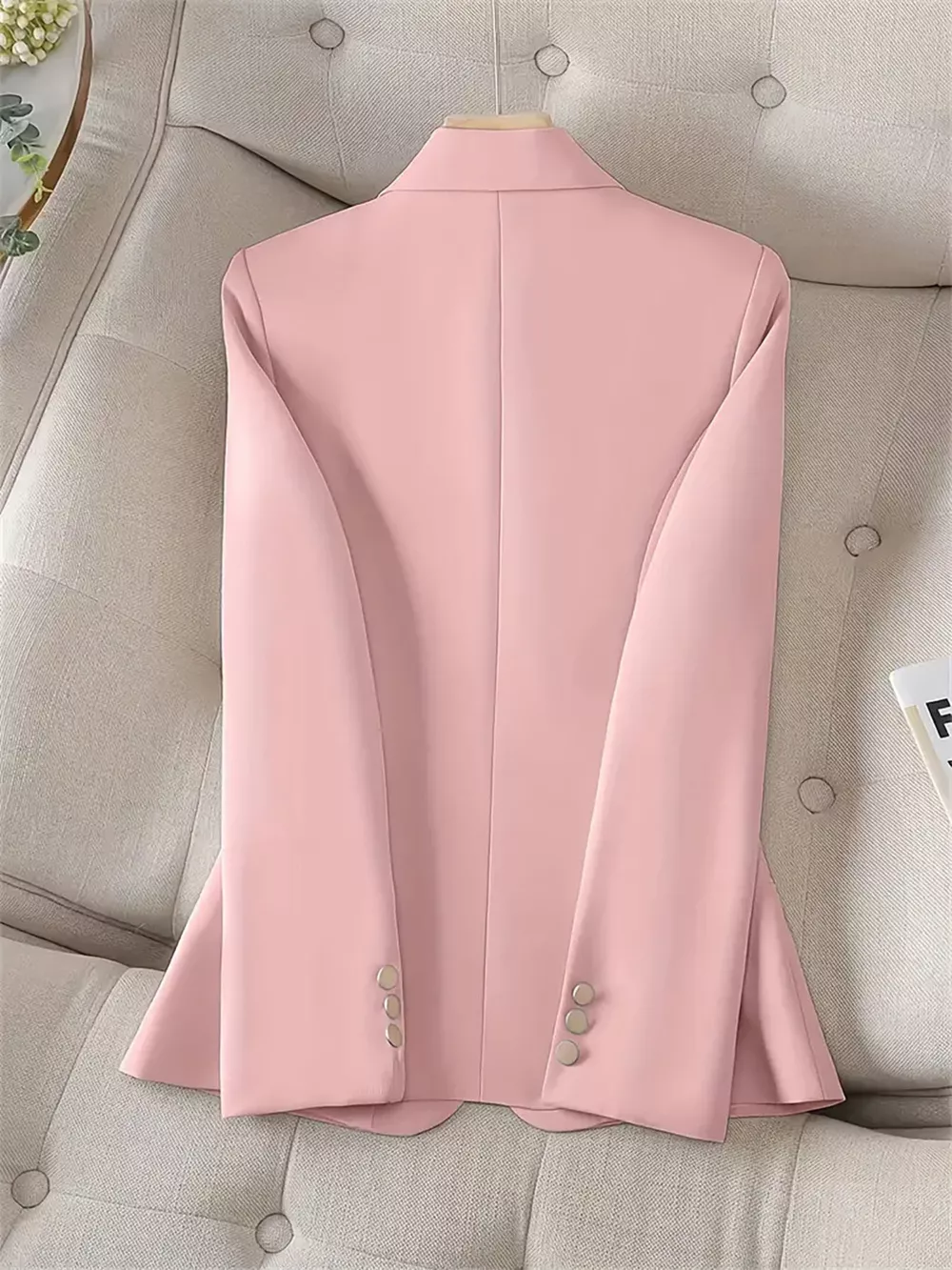 Slim-Fit Single-Button Blazer, image 5