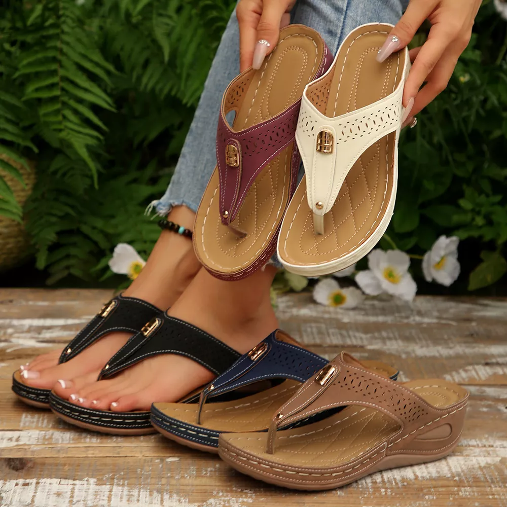 Toe Post Wedge Sandals, image 14