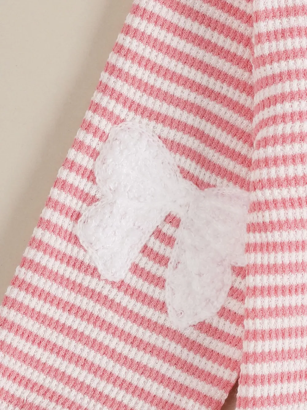 Children's Bow Striped Top and Pants Set, image 5