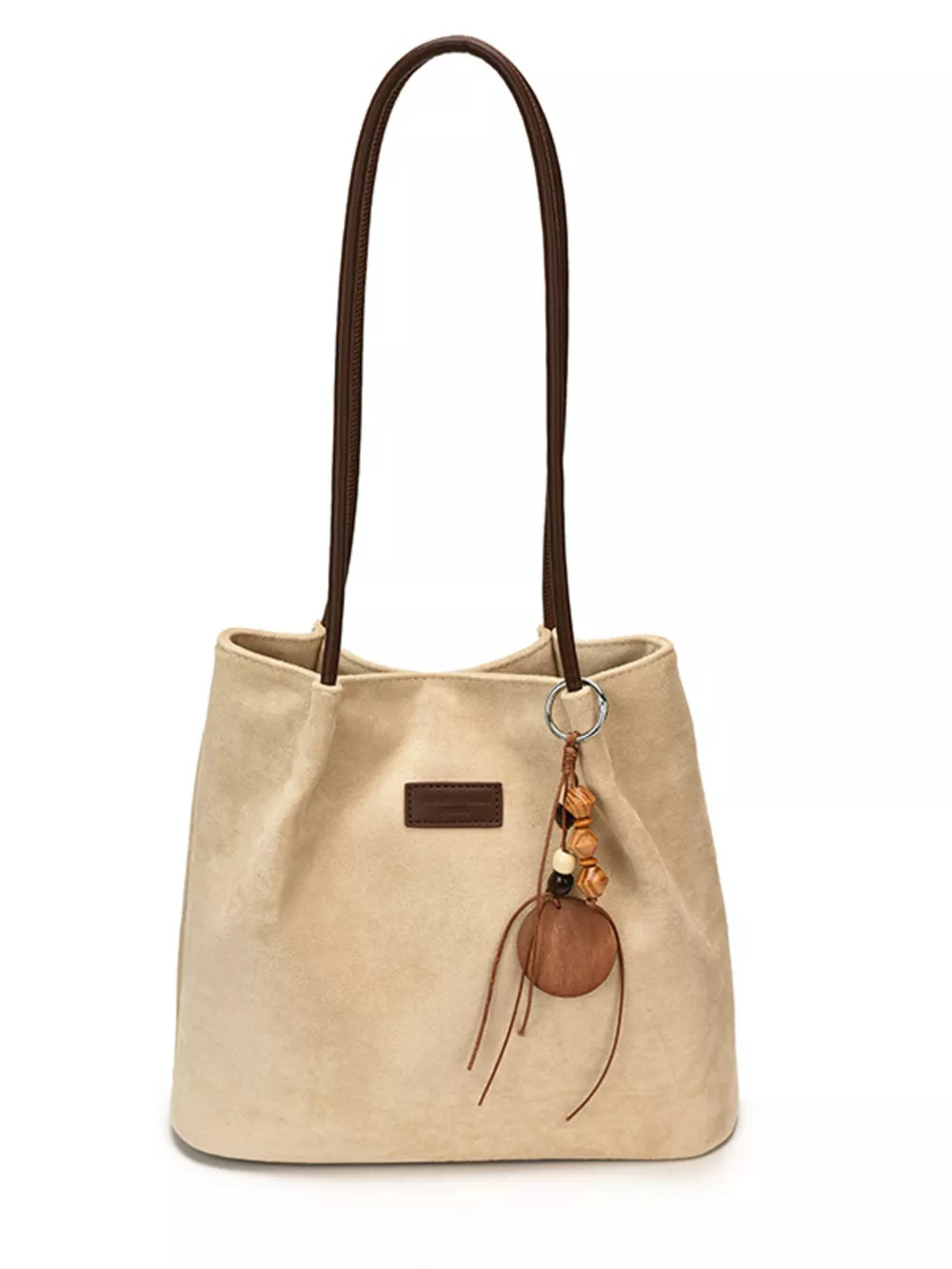 Decorative Wooden Pendant Shoulder Bag, image 8