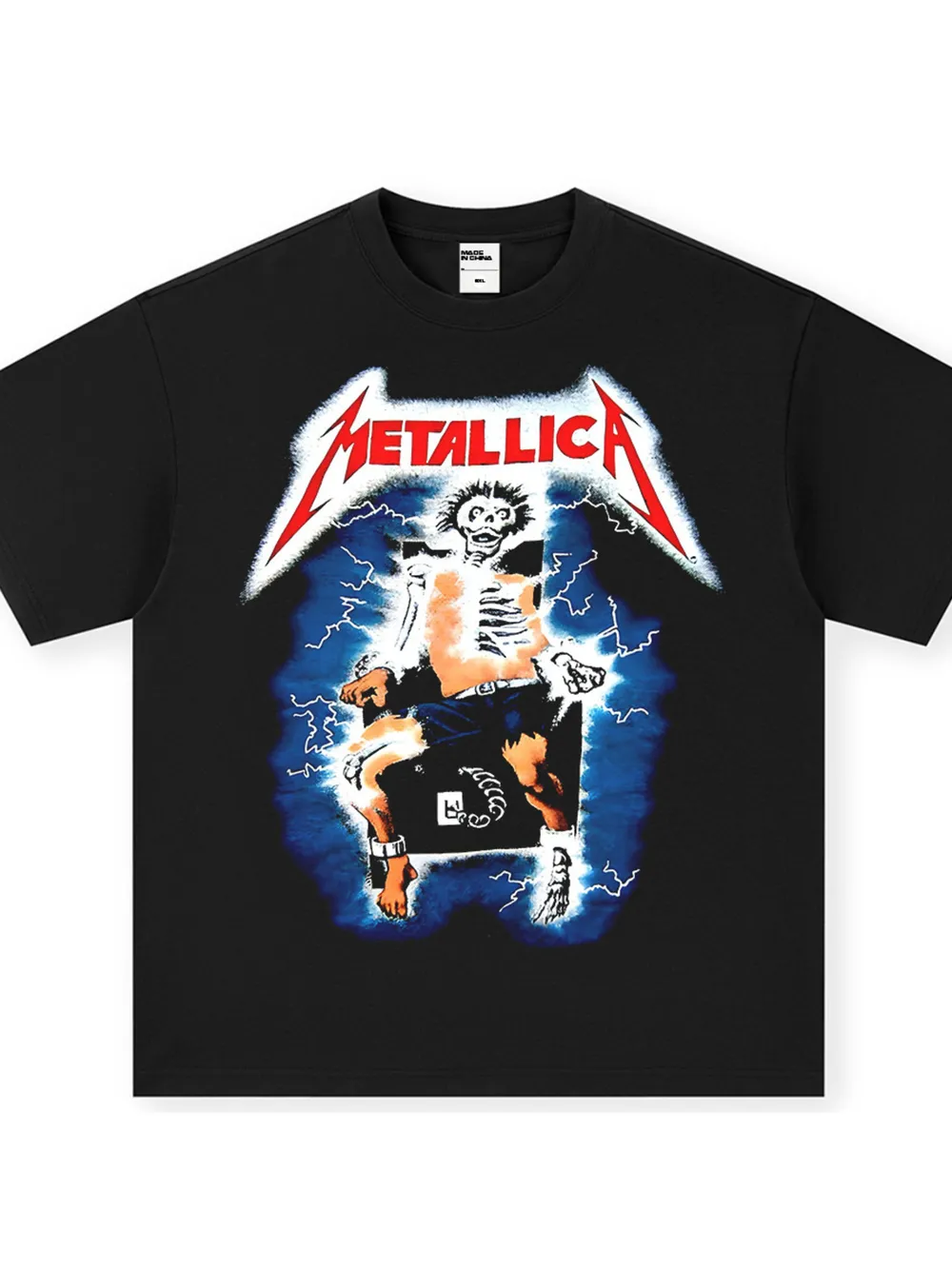 Men's Metallica Graphic Oversized T-Shirt, image 2