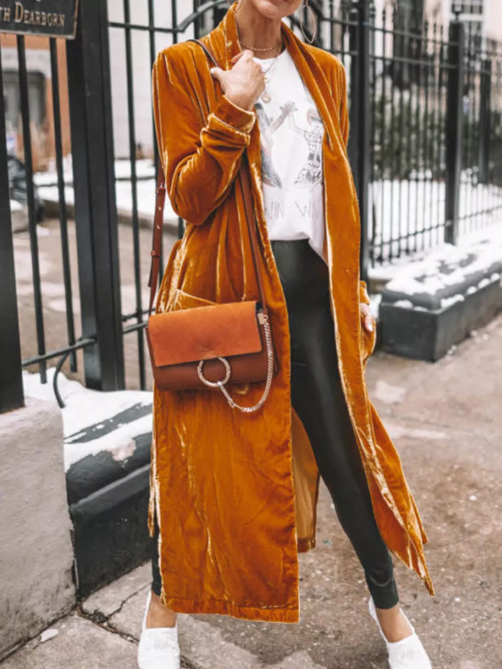 Open Front Long Sleeve Longline Cardigan, image 19