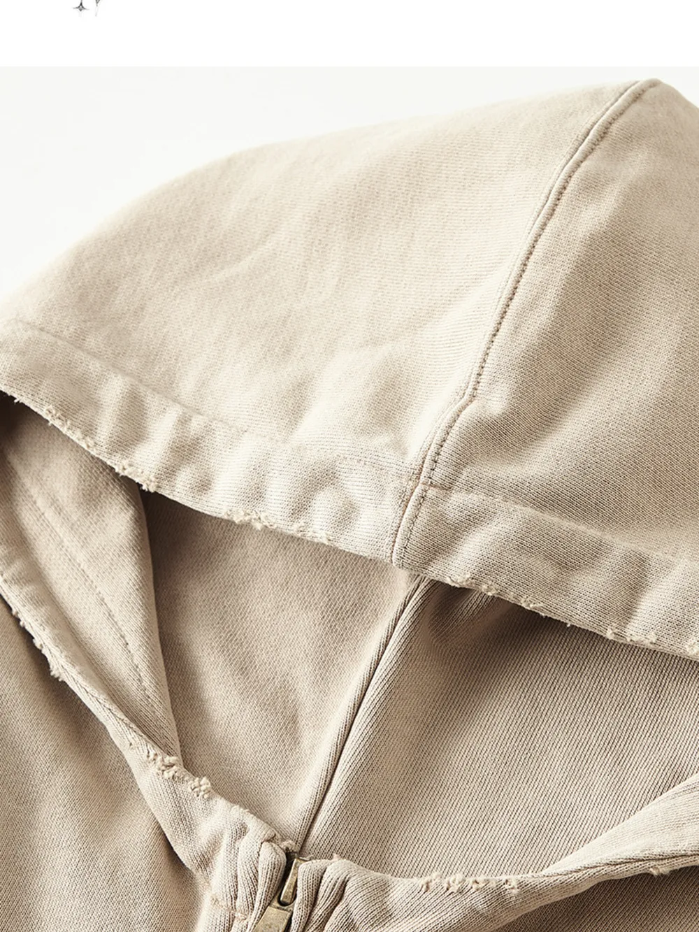 Men's Washed Quarter-Zip Hoodie with Kangaroo Pocket, image 9