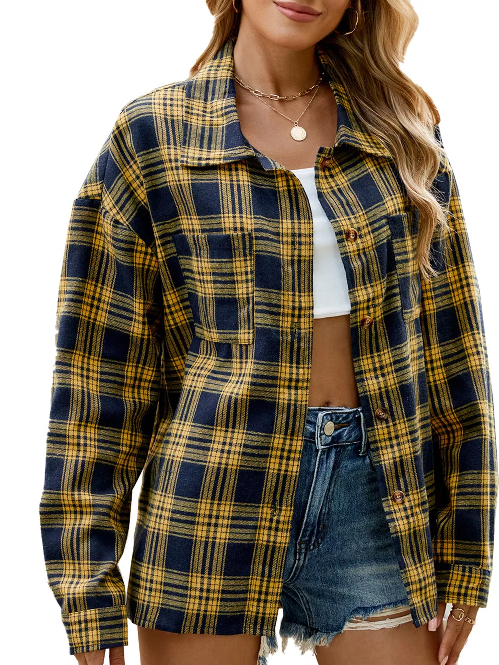 Plaid Button Up Shirt, image 12