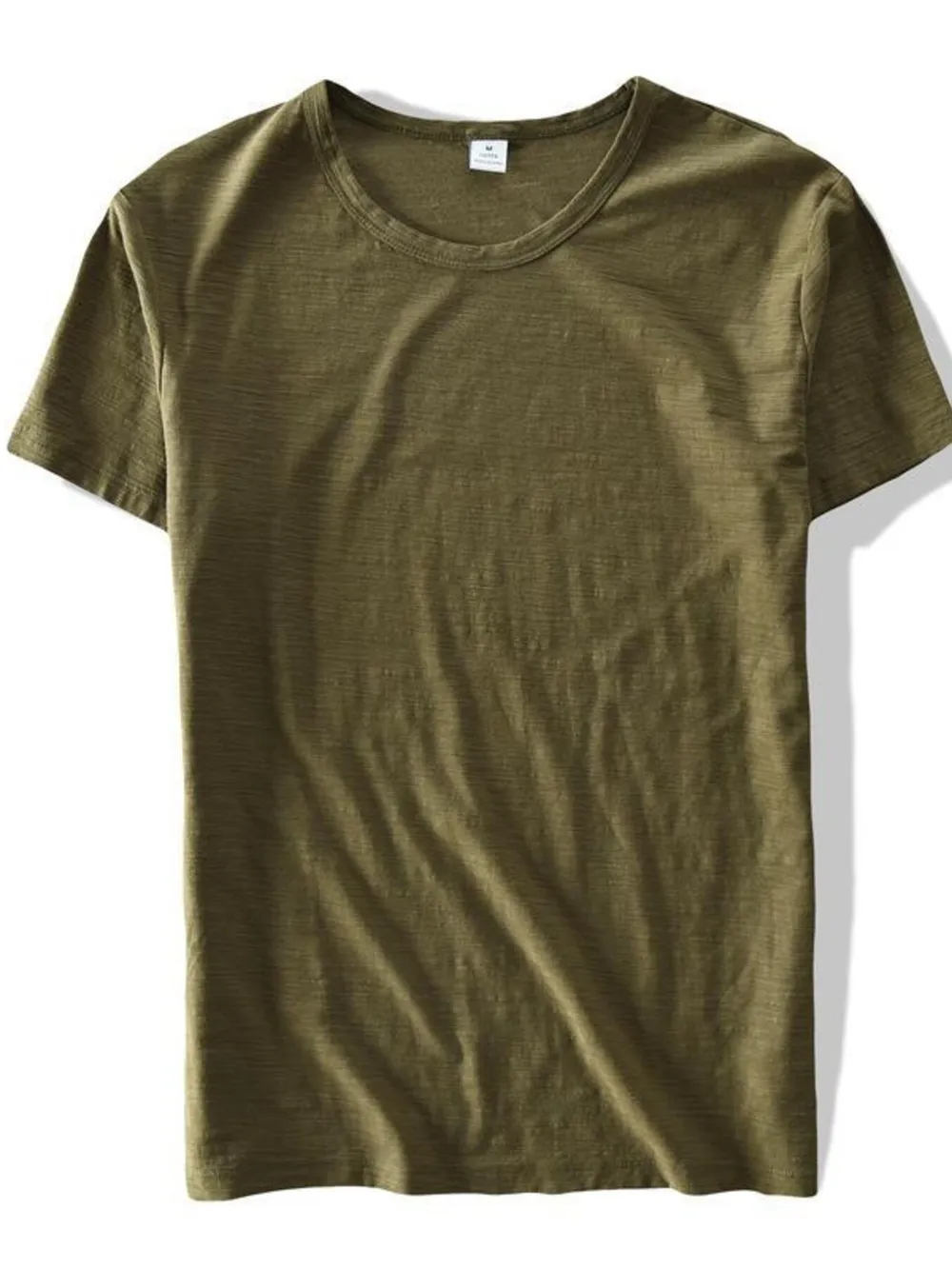 Men's Plus Size Basic Style Round Neck Short Sleeve T-Shirt