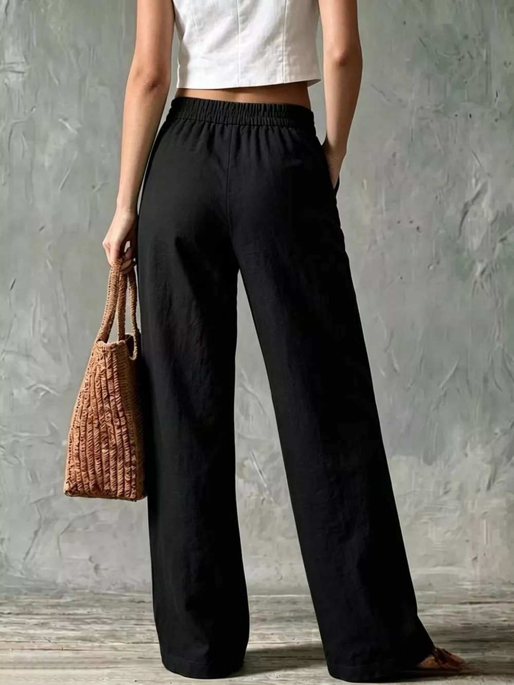 Full Size Wide Leg Pants Plus Size, image 8