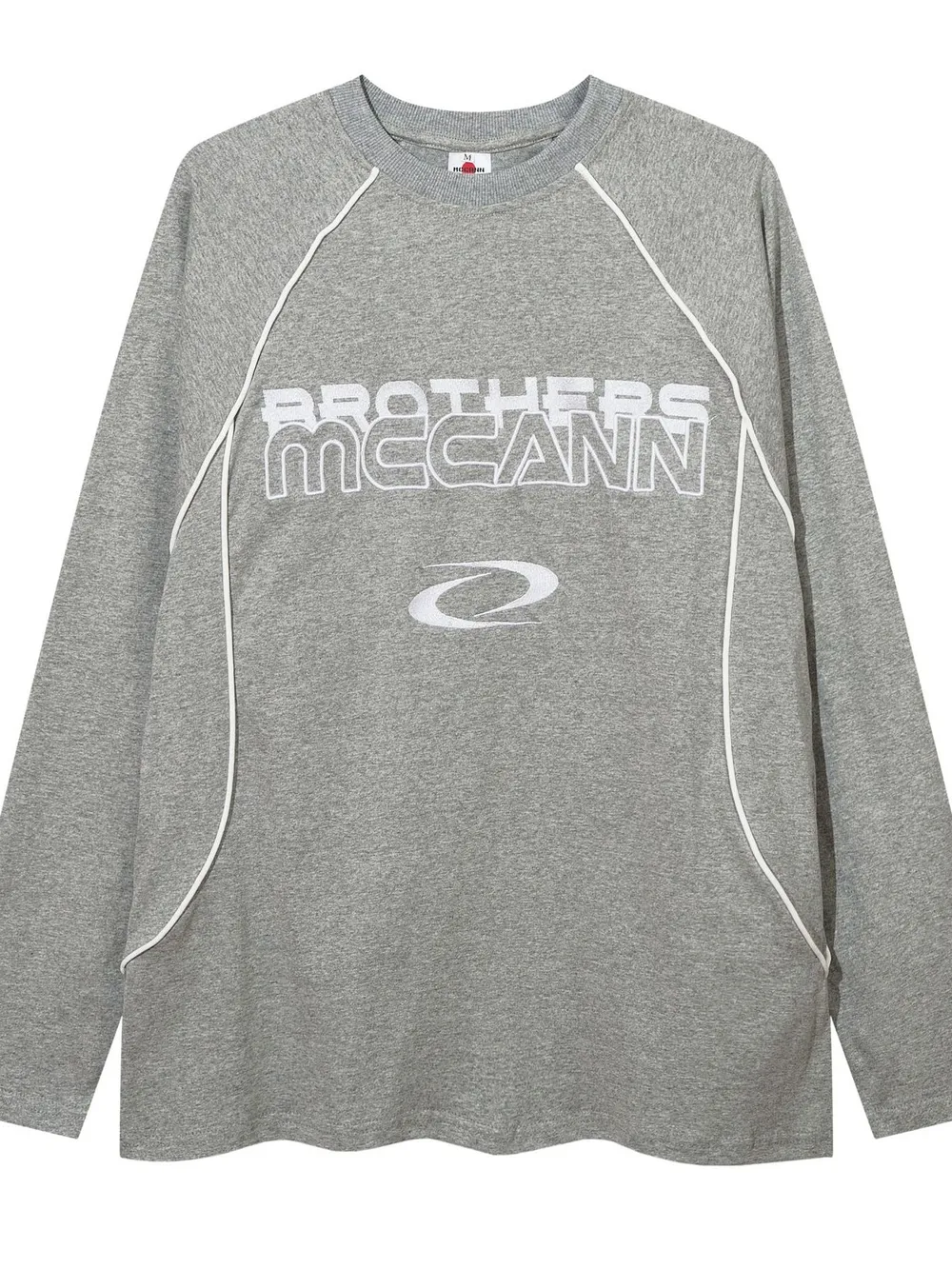 Men's Contrast Stitching Round Neck Letter Graphic T-Shirt, image 2