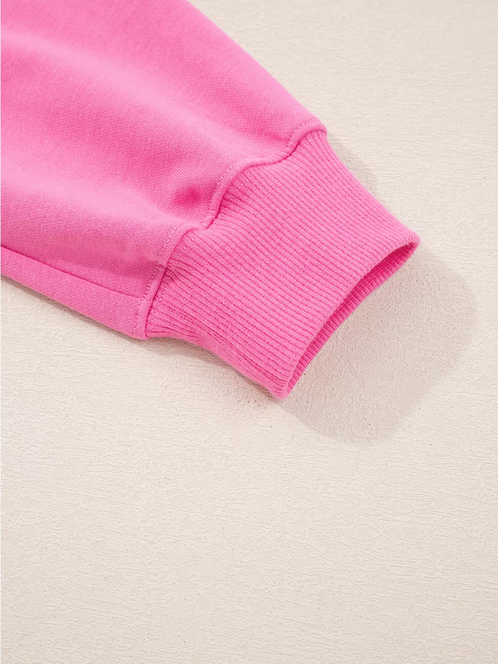 Solid Color Collared Pullover and Central Seam Pants Set, image 5