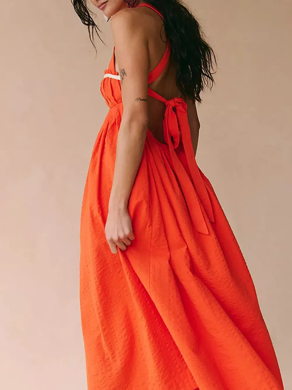 Sweetheart Neck Midi Dress, image 7