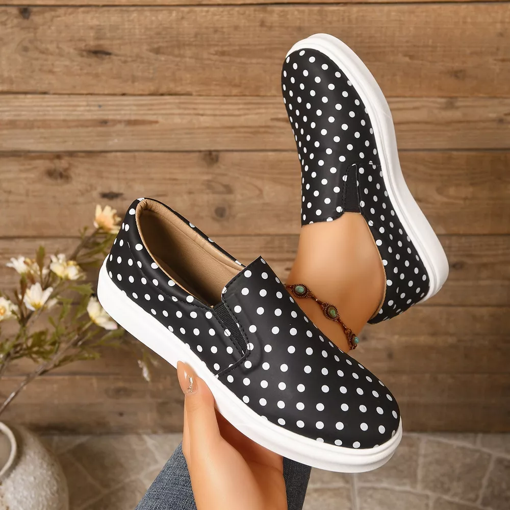 Polka Dot Slip-Ons, image 4