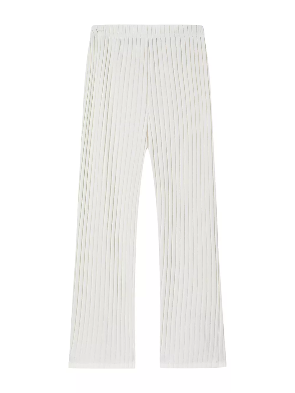 Ribbed Knit Top and Pants Set, image 4