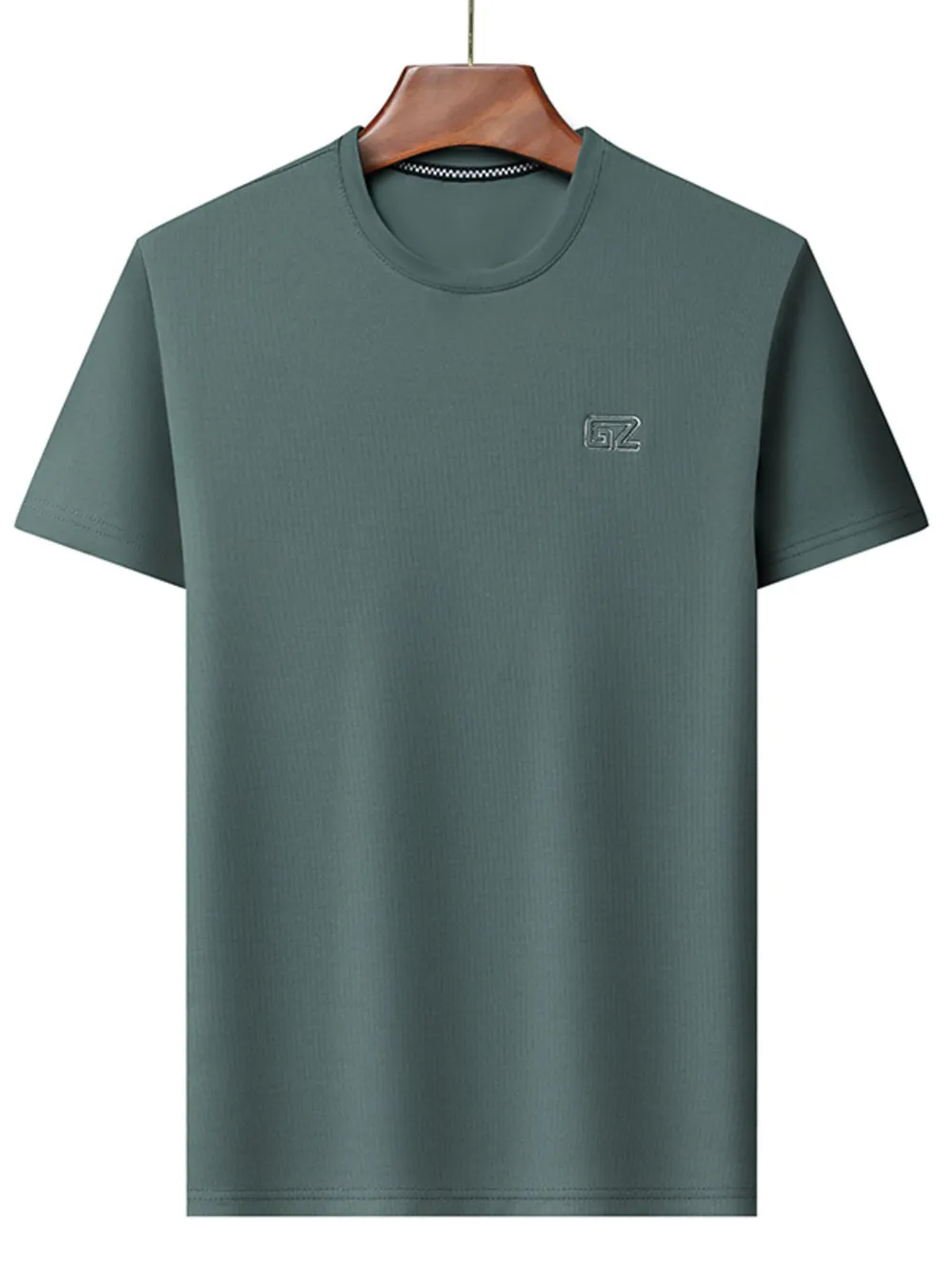 Men's Plus Size Round Neck Short Sleeve T-Shirt