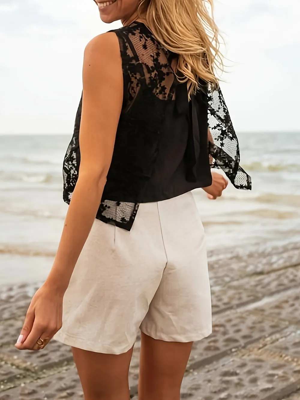 Lace Tie Back Tank, image 6