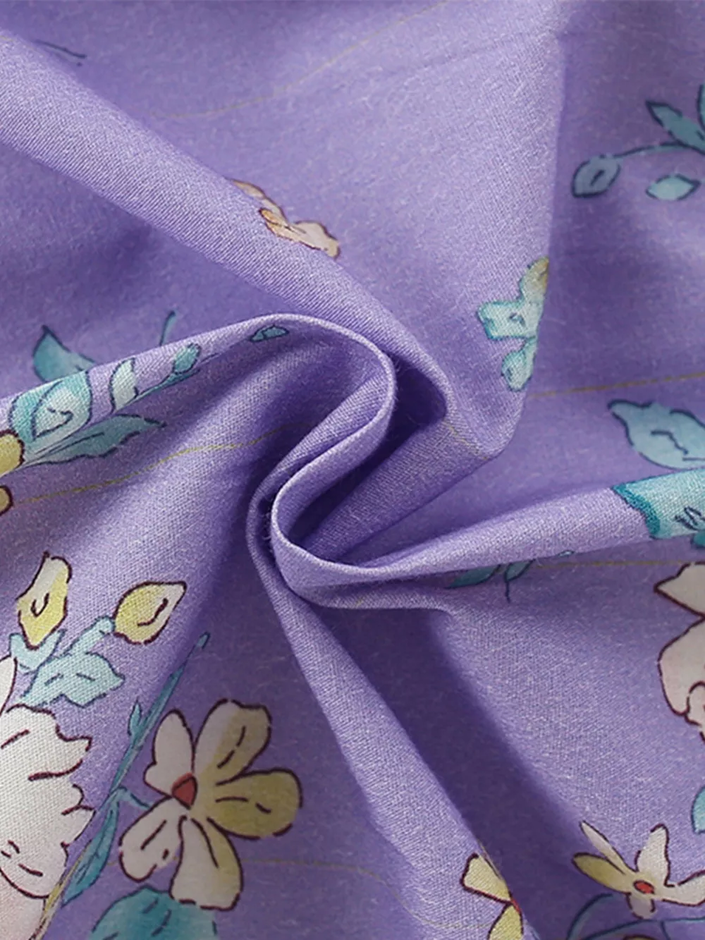 Children's Floral Print Ruffle Sleeve A-Line Dress, image 5