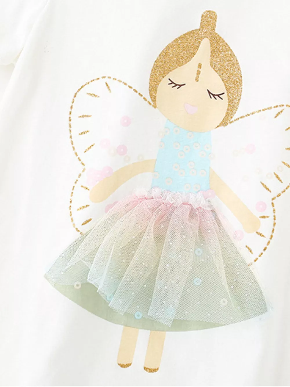 Children's Fairy Graphic Tee & Shorts Set, image 3