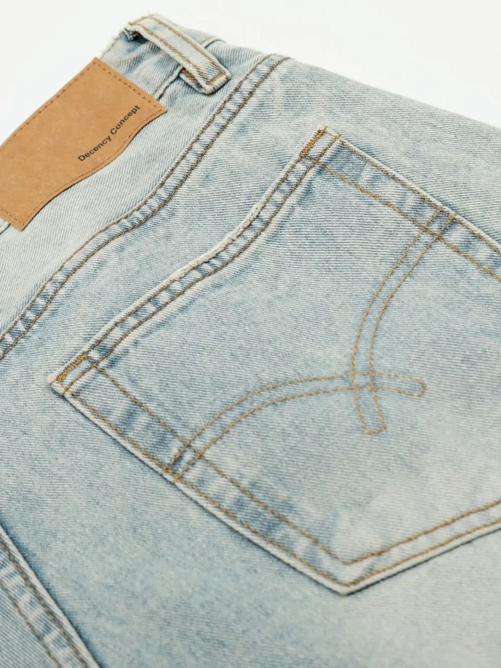 Men's Wash Wide Leg Denim Shorts, image 11